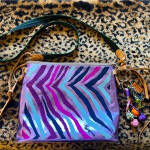 Consuela Cross Body Metallic Purple